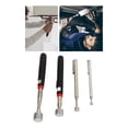 thumbnail image 4 of Stainless Steel Retractable Magnetic Pickup Tool Set with LED Lights - 4-Piece Kit Including 15lb, 10lb, 3.5lb & 1.5lb Telescoping Poles for Tight Spaces, Vehicle Repairs, Mechanics & Hobbyists, 4 of 6