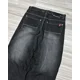 thumbnail image 2 of Pantalones vaqueros Harajuku hip-hop para mujer, ropa de calle SOUTHPOLE, pantalones negros lavados y molidos, pantalones holgados blancos, pantalones góticos anchos, Y2K, nuevo, 2 of 5