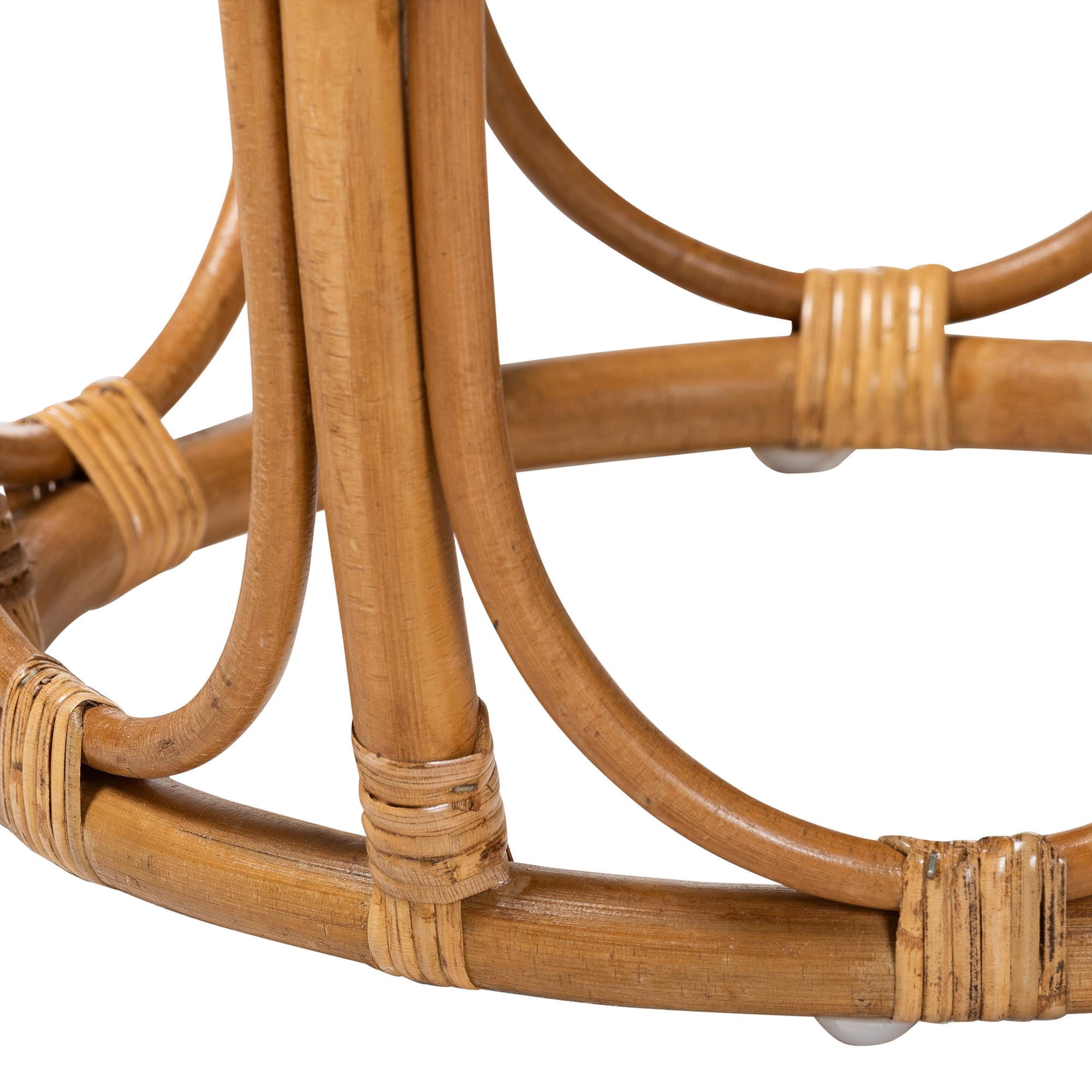 bali & pari Jayana Boho End Table, Light Honey