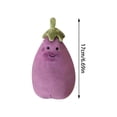 thumbnail image 3 of Hot Toys Jellycat Toys Small Eggplant Plush Doll, Toy Gift, Cartoon , Children's Rag Doll, Children's Gift Pillow, 3 of 4