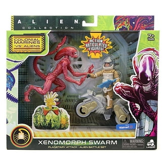 Alien Collection Special Edition - Figura Xenomorph Runner 17,8 Cm, Completamente Snodabile, Con Facehugger