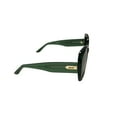 thumbnail image 5 of Quay Australia Full Glam Square Sunglasses Frosted Green Brown, 5 of 6