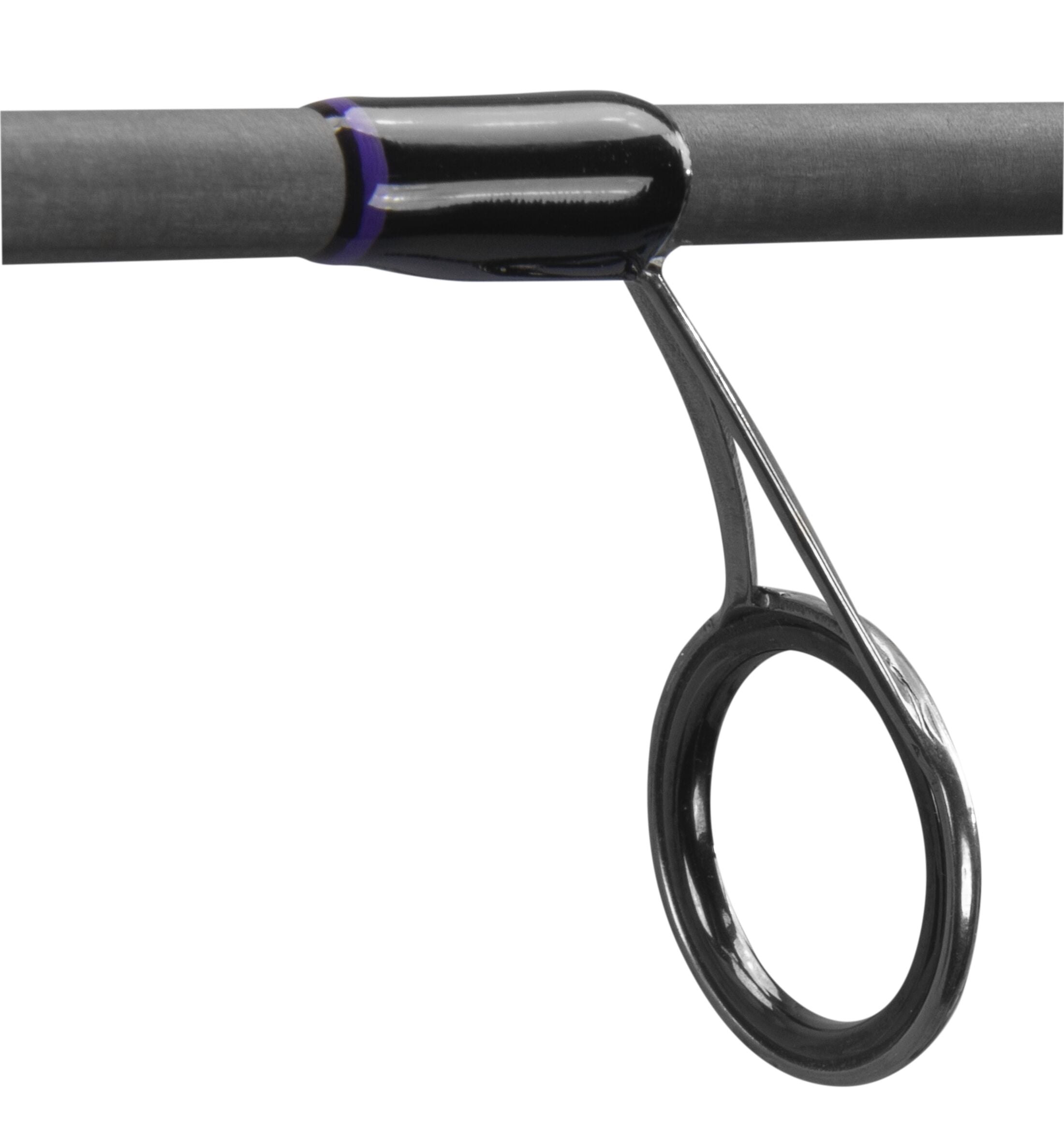 Team Lew's Pro TI Speed Stick Spinning Fishing Rod, 6-Foot 10-Inch Med Power XF Action Rod, Black/Purple