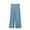Blue, variant on Diufon Capris Pants for Women Elastic Waist Pleated Pants Casual Solid Color Wide Leg Pants