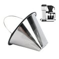 thumbnail image 1 of Filtro De Acero Inoxidable Apto Para Moccamaster KBGV Serie KBT, Repuesto De Filtro De Café De Cono Reutilizable De Metal, 1 of 7