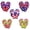 Altotux_CF-FlipFlops_Floral, variant on Altotux Flip Flops Sandals Shoes Self Adhesive Iron On Applique Sticker Patch (Floral)