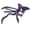 Black Purple, variant on 3D Printed Phoenix Bird - Articulated Wings & Tail, Poseable Desk Pet with Random Eye Colors, Flexible Animal Decor for and Collectors