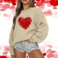 thumbnail image 1 of Birdeem Mode Femmes Décontracté Manches Longues Col Rond Blouse Imprimée Chandail en Molleton, 1 of 12