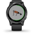 thumbnail image 4 of Garmin vivoactive 4 Smartwatch (45mm,Silver/Shadow Gray Band with Charging Base Spotify, Music,Garmin Pay, Body Monitori, 4 of 7