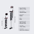 thumbnail image 4 of Drywall Stilts 24'-40' Adjustable Aluminum Tool Stilts, with Protective Knee Pads, aluminum alloy Build, for Home Office Apartment Bedroom Living Room, Small Space Storage, Daily Organization, 4 of 8