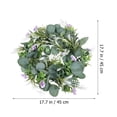 thumbnail image 2 of UPGRATOR Guirnalda Decorativa Artificial Para Puerta Y Pared Con Flores Violetas, 2 of 6