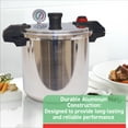thumbnail image 3 of T-fal Polished Aluminum Canner & Pressure Cooker, 22 Qt, Silver, 3 of 7