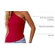 thumbnail image 4 of Top PRETTYGARDEN Mujer Verano 2025 Y2K Un Hombro Rojo, 4 of 6
