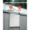 thumbnail image 4 of KFFKFF 36-Inch Wall-Mounted Shutter Exhaust Fan, High Airflow Ventilation with AC Motor, Durable Steel Build, Quiet Operation for Sheds, Garages, and Greenhouses, Silver, 4 of 8