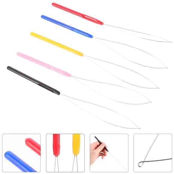 SHOWERORO 10Pcs Crochet Wig Tool Hair Extension Holder for Women at Home