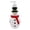 A, variant on Decorative Snowman Santa Fillable Soap Dispenser 330ml for Kitchen Bathroom Reusable Holiday Themed Kid Friendly
