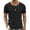 Black, variant on Men's Big and Tall Crewneck Cotton Linen T-Shirt, Loose Fit Longline Extra Long Beach Tee, Lightweight Breathable Hipster Summer Casual Tops, Sizes S-3XL White
