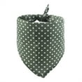 thumbnail image 1 of Greeniant Bufanda de baba para mascotas Linda toalla triangular ajustable para cuello de 25-45 cm Ropa para mascotas Verde, 1 of 6