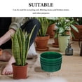 thumbnail image 3 of OULII 4Pcs Deep Soil Sifting Pan Compost Sifter Green PP for Garden Use, 3 of 8