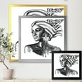 thumbnail image 4 of Designart 'Portrait of Afro American Woman XII' Modern Framed Art Print, 4 of 4