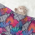 thumbnail image 2 of Yiaed Tropical Leaves Print Dog Blankets-Cat Blanket Washable for Couch Protection,Puppy Blanket, Soft Plush Reversible Throw Furniture Protector-, 2 of 8