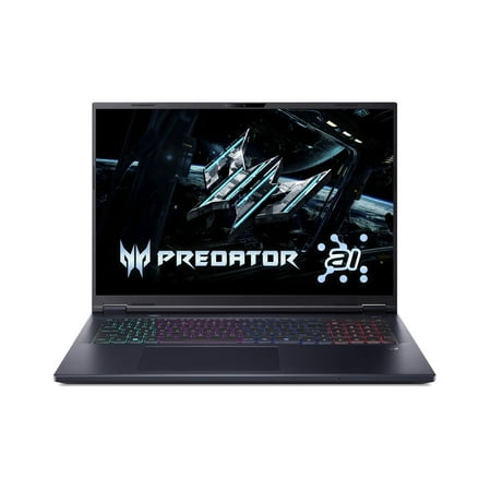 Acer Predator Helios Neo 18 AI 18” WQXGA IPS 240Hz Gaming Laptop, Intel Core Ultra 9 processor 275HX, NVIDIA GeForce RTX 5070 Ti with 12GB GDDR7 VRAM, 16GB RAM, 1TB PCIe Gen 4 SSD, Abyssal Black