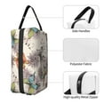 thumbnail image 3 of Goofa Flying Butterflies-1 Printed Toiletry Bag with Handle,Large Capacity Travel Makeup Cosmetic Bag for Women, Carry on Airport Airline Compliant Bag, 3 of 9