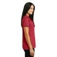 thumbnail image 3 of Sport-Tek Ladies Embossed PosiCharge Tough Polo-M (Deep Red), 3 of 6