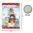 thumbnail image 3 of Merry Christmas Garden Flag 12 x 18 Inch Double Sided With the Image Printed, Christmas  Winter Holiday Yard Outdoor Decorative Flag, 3 of 4