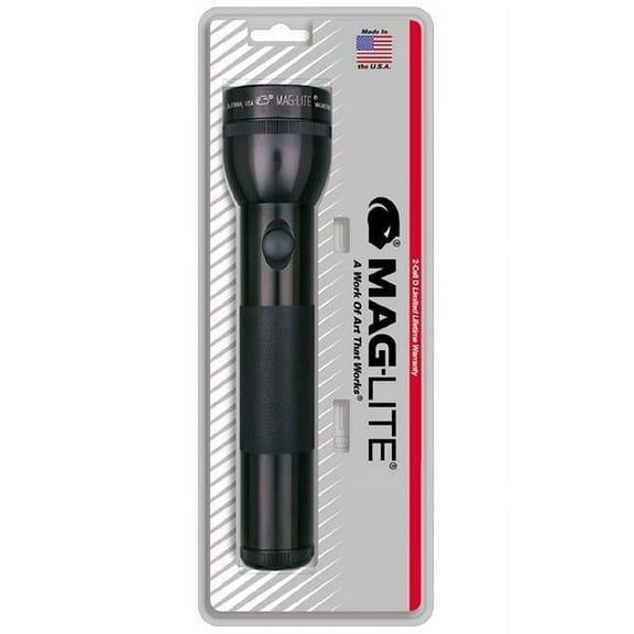 Mag Instrument Black 2 D Cell Maglite Flashlight