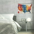 thumbnail image 6 of 16x24 inch Canvas For Painting Colorful Map Of America Graffiti,Rustic Living Room,Study,Living Room,Kitchen Wall Decor Prints,Gift For Map Lovers,Modern Style Map Of America Graffiti Poster, 6 of 6