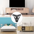 thumbnail image 4 of Pieces Furniture Sofa Legs, Sofa Legs, Modern Sofa Legs, TV Cabinet Legs, Bed Legs, for Cabinet, Sofa, Table Dresser(Black), 4 of 4