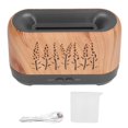 thumbnail image 3 of Essential Oil Diffuser, Flame Light Low Noise 35db Automatic Power Off Wood Grain Humidifier  For Home For Office Desktop, 3 of 8