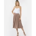 thumbnail image 4 of Falda plisada brillo sutil AMAD Casual para mujer Talla S, 4 of 5