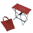 thumbnail image 1 of Taburete de pesca plegable, silla plegable duradera para escalar, sala de estar, pesca Rojo Cola Banco de pesca, 1 of 8