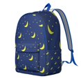 thumbnail image 2 of Starry Night Themed Backpack, Lightweight Oxford Fabric with Large Capacity and Comfortable Fit for Space Enthusiasts, 2 of 5