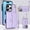Purple, variant on For iPhone 14 Plus RFID Blocking Protective Purse Wallet Case Magnetic Organ Style Flip Cover Multi-Card Slots Pocket With Detachable Shoulder Strap And Wrist Strap,Brown,For iPhone 14 Plus
