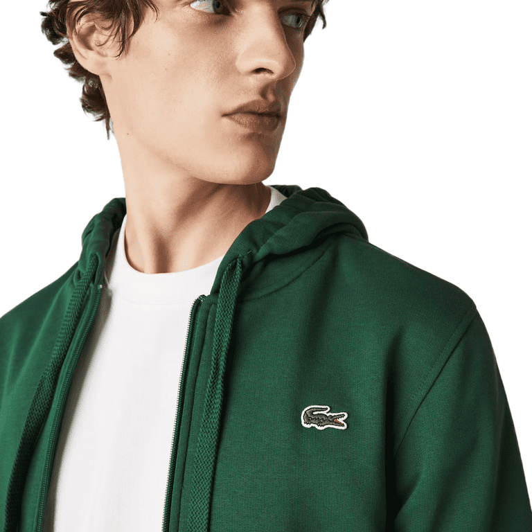 gullig kort Musling Lacoste Mens Sport Long Sleeve Fleece Full Zip Hoodie Sweatshirt 3X-Large  Green/Green - Walmart.com