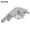 silver, variant on Converter Bike Brake Holder Electric Bike Folding Bicycle Mtb Bike V Brake To Caliper 60x40MM Adapter Aluminum Alloy