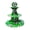 B, variant on Sktrjpolfis 3-Tier Football Pattern Cake Stand Green Paper Dessert Display Tray Serving Tower for Soccer Theme Party Home Gathering Decoration