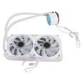 thumbnail image 2 of Enfriador De Agua Líquido Para CPU De 240 Mm, Ventilador PWM De 120 Mm, Iluminación RGB, Ventilador De CPU Para LGA2066, AM4, AM5, 1150, 1151, 1155, 1156, 1200, 2011, 2011-V3,, 2 of 7