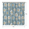thumbnail image 5 of Waterproof Cute Boho Daisy Shower Curtain 72x72 Inch Boho Style Polyester Unique Shower Curtain for Bathroom Hotel Home Decor with 12 Plastic Hooks, 5 of 5