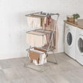 thumbnail image 4 of neatfreak Collapsible Drying Rack - Vertical 3-Tier Dryer Rack for Hanging & Air Drying Clothes, Socks, Hosiery and Towels - Space-Saving Laundry Hanger Dryer Rack with Adjustable Shelves, 4 of 6
