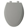 Bemis 1500EC LiftOff, Easy Clean, Wood Elongated Toilet Seat in Almond