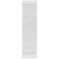 thumbnail image 2 of Safavieh Kilim Maegan Diamond Wool Runner Rug, Blue/Ivory, 2'3" x 8', 2 of 8