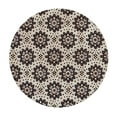 thumbnail image 4 of Orinice Circles Round Table Cover Stain Resistant Washable Indoor Outdoor Tablecloth Kitchen Dining Wedding Parties Waterproof 100% Polyester Fiber 31-35, 4 of 8