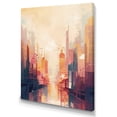 thumbnail image 2 of Designart "Modern Cubism Cityscape I" City Wall Art Print, 2 of 5