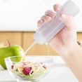 thumbnail image 3 of 10 Botellas Exprimidoras de Condimentos, Dispensador de Condimentos de Plástico de 240 Ml, Botellas de Condimentos Exprimibles con Tapas para Salsa, Aceite, Crema, Vinagre, (WHITE), 3 of 4