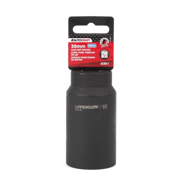 Autocraft Axle Nut Socket - Metric 35mm, 1 each, sold by each