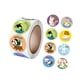 thumbnail image 4 of 500 pegatinas redondas de animales para decoración, regalo de cumpleaños, pegatinas de extraíbles de 1 pulgada, rollo de pegatinas para el A, 4 of 8